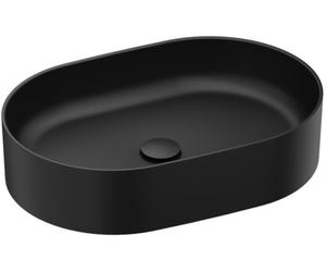 Ravak Ceramic lavabo 55x37 cm ovale à poser noir mat XJX0D155000