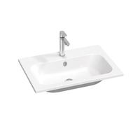 Ravak Chrome lavabo 70x49 cm rectangulaire de meuble blanc XJG01170001
