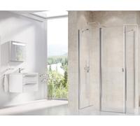 Ravak Chrome paroi de douche 100 cm aluminium brillant/verre transparent 9QVA0C00Z1