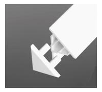 Ravak - Embout de bande de recouvrement 10, blanc (XB430001001)