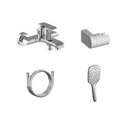 Ravak Flat mitigeur bain-douche murale chrome X07S113