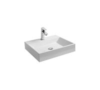 Ravak Natural lavabo 50x45 cm rectangulaire de meuble blanc XJO01250000
