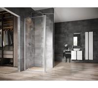 Ravak Nexty paroi de douche 90 cm satin mat/verre transparent 90O70U00Z1