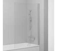 Ravak Pivot paroi de baignoire 80 cm monobloc satin mat/verre transparent 79840U00Z1