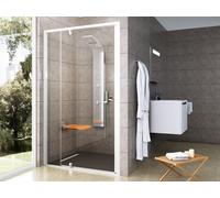 Ravak Pivot porte de douche 110 cm à ouverture basculante blanc brillant/verre transparent 03GD0100Z1