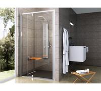 Ravak Pivot porte de douche 120 cm à ouverture basculante aluminium brillant/verre transparent 03GG0C00Z1