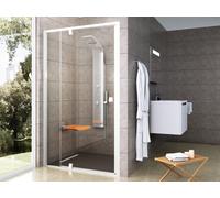 Ravak Pivot porte de douche 120 cm à ouverture basculante blanc brillant/verre transparent 03GG0101Z1