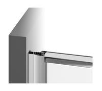 Ravak Pivot porte de douche 90 cm à ouverture basculante chrome brillant/verre transparent 03G70100Z1