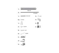 Ravak Rosa élément de montage pour baignoire B23000100N