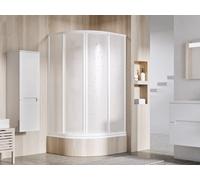 Ravak Supernova cabine de douche 80x80 cm semi-circulaire blanc brillant/polystyrène 31144V10011