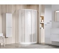 Ravak Supernova cabine de douche 80x80 cm semi-circulaire blanc brillant/polystyrène 3114O10211