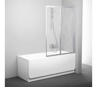 Ravak Supernova paroi de baignoire 105 cm deux pièces satin mat/matière plastique 796M0U0041