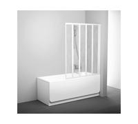 Ravak Supernova paroi de baignoire 113.5 cm cinq pièces blanc brillant/matière plastique 794E010041