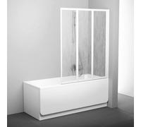 Ravak Supernova paroi de baignoire 115 cm trois pièces blanc brillant/matière plastique 795S010041