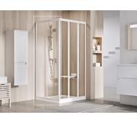 Ravak Supernova paroi de douche 80 cm blanc brillant/verre transparent 940401R2Z1