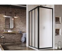 Ravak Supernova porte de douche 80 cm coulissant noir mat/ 00V403R2ZG