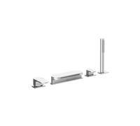 Ravak - Waterfall Robinet de Bain avec Set de Douche chromé Style Cascade (CR025.00) - CR025.00