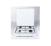 Ravanson K-04T - Cuisinière de comptoir 4 brûleurs GPL blanche