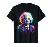 Rave Albert E Physicien Coloré Graphique EDM Science Art T-Shirt