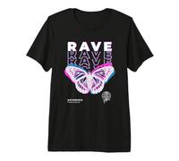 Rave Butterfly Techno Hardtechno Raving T-Shirt Haut de Gamme