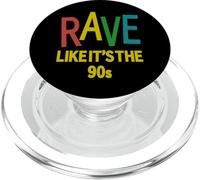 Rave comme si c'était Les années 90 | Vintage House Music PopSockets PopGrip pour MagSafe