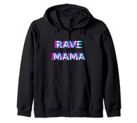 Rave Mama EDM Music Festival Techno Mom Mother Mommy Rave Sweat à Capuche