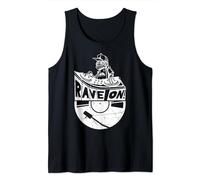 Rave On Vinyl DJ Tekkno Clubbing, tenue Disco I Love Techno Débardeur