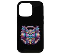 Rave Rainbow Owl House EDM Festival Raver Animal EDC Coque pour iPhone 13 Pro