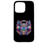 Rave Rainbow Owl House EDM Festival Raver Animal EDC Coque pour iPhone 15 Pro Max