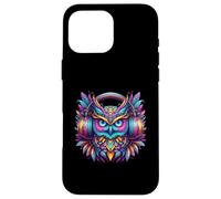 Rave Rainbow Owl House EDM Festival Raver Animal EDC Coque pour iPhone 16 Pro Max