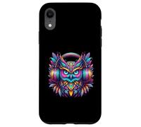Rave Rainbow Owl House EDM Festival Raver Animal EDC Coque pour iPhone XR