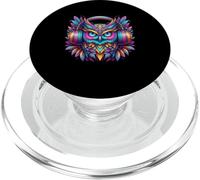 Rave Rainbow Owl House EDM Festival Raver Animal EDC PopSockets PopGrip pour MagSafe