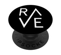Rave Techno/EDM/Batterie et Basse/Rave Gear/House Tune PopSockets PopGrip Adhésif