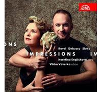 Ravel, Debussy, Sluka : Impressions, œuvres pour harpe et hautbois CD