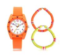 Ravel Ensemble montre surfeur enfant 5ATM + bracelet stretch - Quartz Analogique - R224-5ATM, Orange