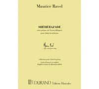 RAVEL M. - SHEHERAZADE - CHANT ET PIANO