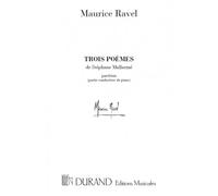 RAVEL M. - TROIS POEMES DE MALLARME - CONDUCTEUR DE POCHE