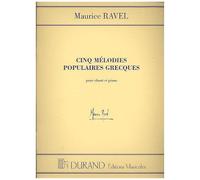 RAVEL MAURICE - CINQ MELODIES POPULAIRES GRECQUES
