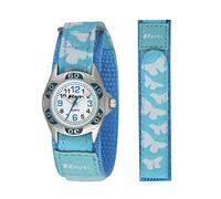 Ravel Montre à Quartz avec Cadran Blanc Affichage analogique et de Papillon Enfants Multicolore Velcro Sangle en Nylon r1507.52