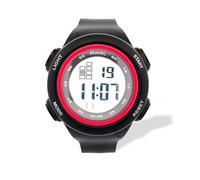 Ravel - Montre à Quartz Numérique Ronde 3ATM pour Homme avec Lumière - RDG.14.36 - Noir/Rouge