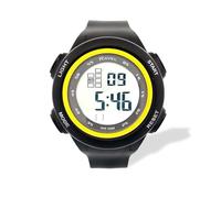 Ravel - Montre à Quartz Numérique Ronde 3ATM pour Homme avec Lumière - RDG.14.37 - Noir/Jaune