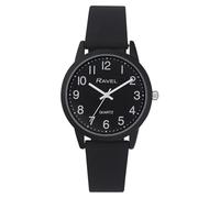 Ravel - Montre-Bracelet en Silicone pour Femme « Summer in Black » (Boîtier de Montre 30 mm) - Quartz Analogique - R1813.3 - Noir