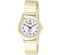 Ravel - Montre Calendrier Jour et Date pour Femme - Quartz Analogique - R0706.19.2EX - Extenseur en Acier Inoxydable de Couleur Or