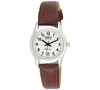 Ravel - Montre Calendrier Jour et Date Unisexe - Quartz Analogique - R0706.41.1 - Marron/Ton Argenté