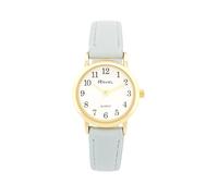 Ravel - Montre Femme Couleur Pastel Everyday Silver Tone - Quartz Analogique - R0137, Bleu ciel/doré, Small - 27mm watch case