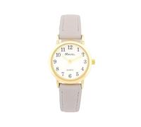 Ravel - Montre Femme Couleur Pastel Everyday Silver Tone - Quartz Analogique - R0137, Gris/doré, Large - 36mm watch case