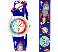 Ravel - Montre pour Enfant pour Apprendre à Lire l'heure - Fusée Spatiale (en Allemand)