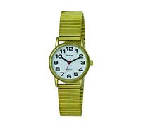 Ravel - Montre Unisexe à Bracelet Extensible en Acier Inoxydable avec Grands Chiffres - Quartz Analogique - R0208