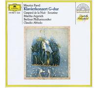 Ravel: Piano Concerto in G/Gaspard de la Nuit/Sonatine by Martha Argerich NEUF
