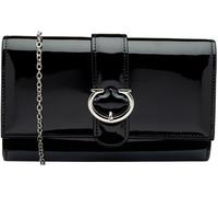 Ravel Ravel Berry/Black Clutch Bag with Chain
